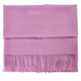 Esarfa lana si casmir Mila Schon pale liliac