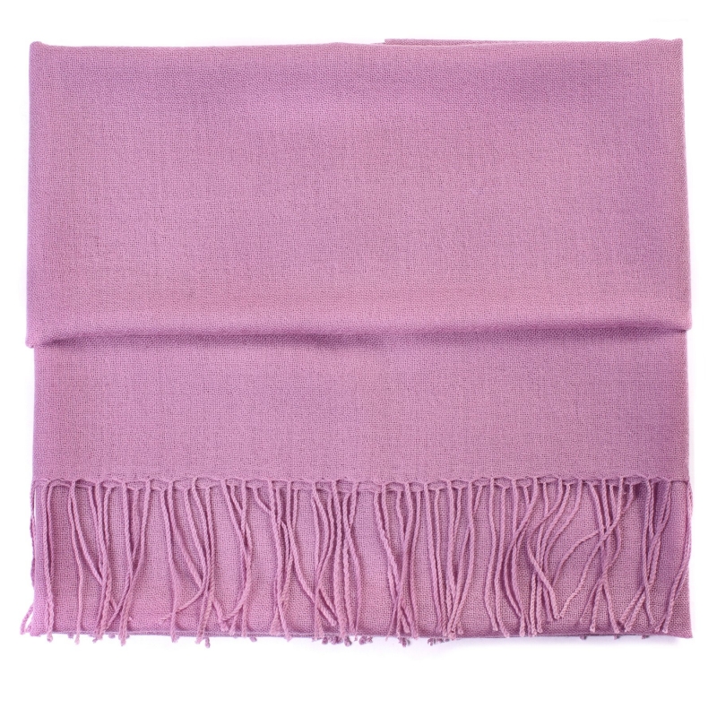 Esarfa lana si casmir Mila Schon pale liliac