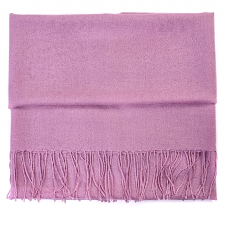 Esarfa lana si casmir Mila Schon pale liliac