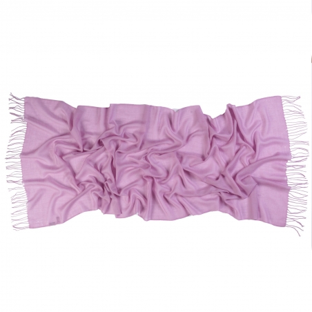 Esarfa lana si casmir Mila Schon pale liliac
