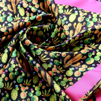 Esarfa matase twill Vera Cruz Pink