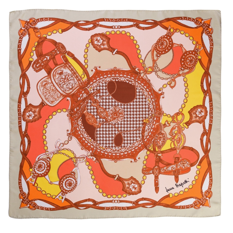 Silk scarf Polo Fashion Ginger
