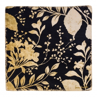 Silk scarf S Gentle Touch bronze