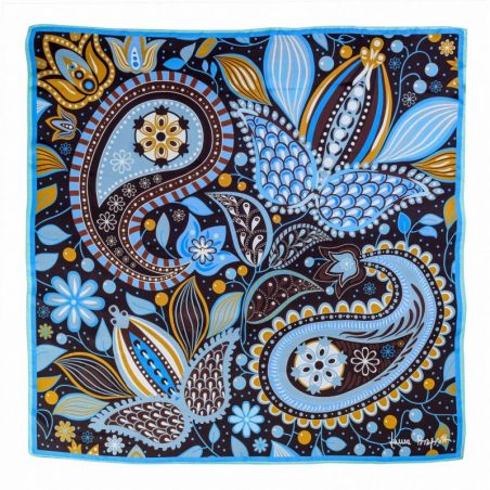 Silk scarf Fairy Tale Blue 