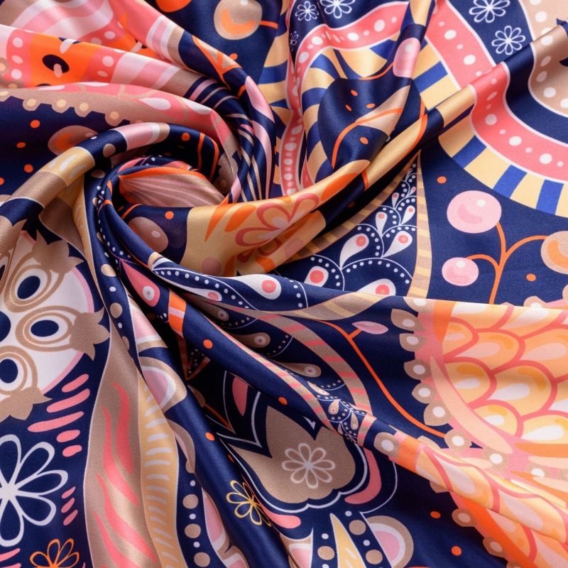 Silk scarf Fairy Tale Baby Pink