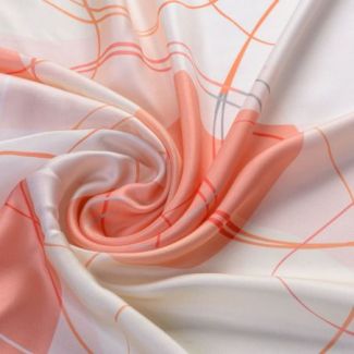 Silk scarf Coral Design