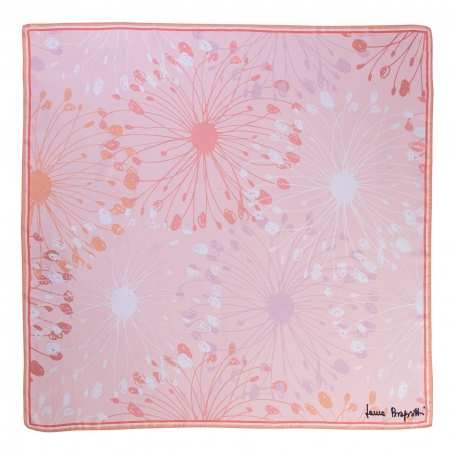 Silk scarf Coral Innocence