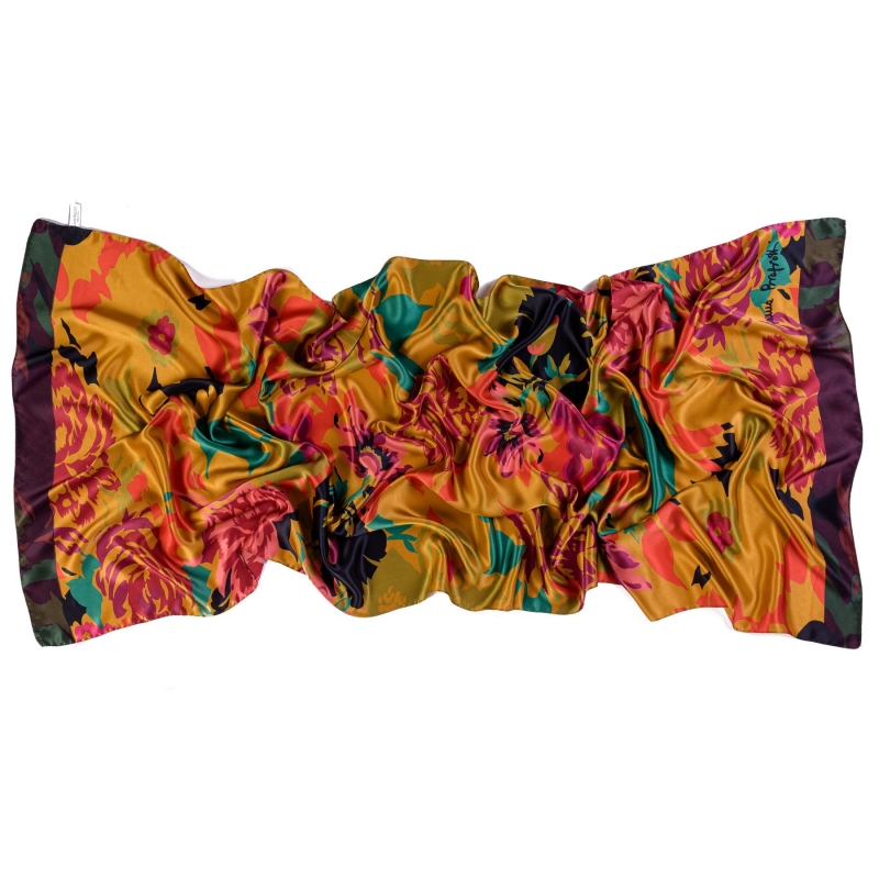 Silk shawl Valencia Fiesta regal