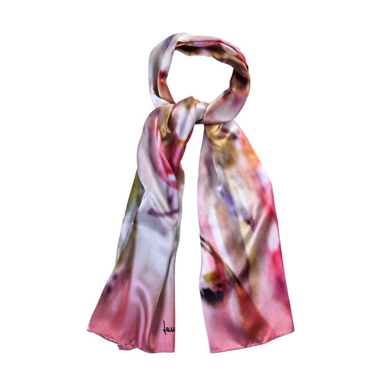 Silk shawl Abstract Aquarella