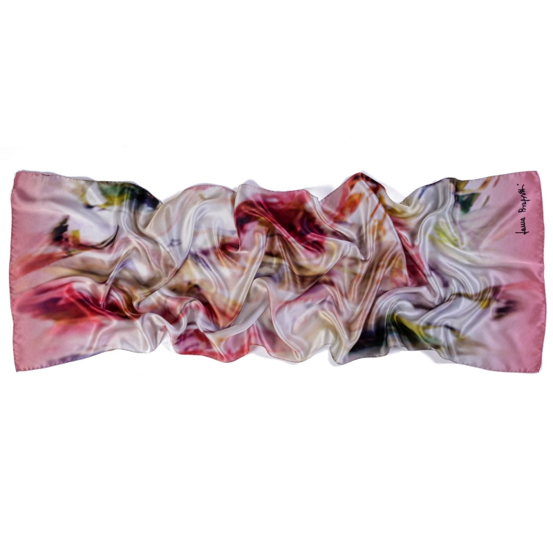 Silk shawl Abstract Aquarella