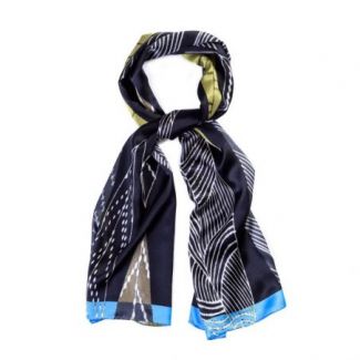 Silk shawl Milano Fashion Black