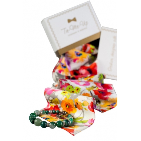 Luxury gift: Sunshine Silk Scarf and Bow