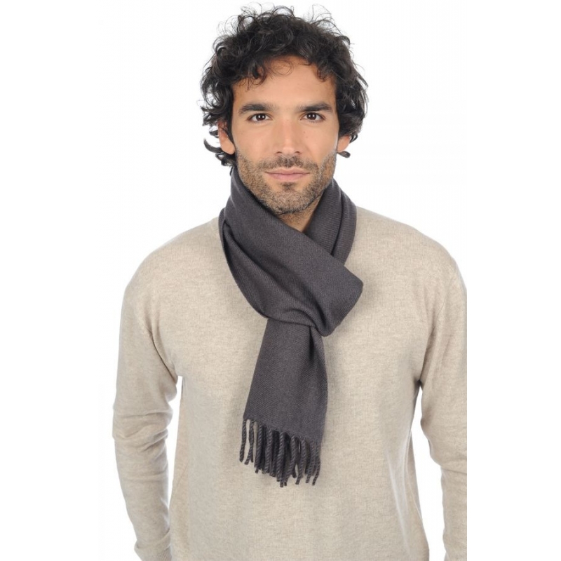 Cashmere foulard Charcoal