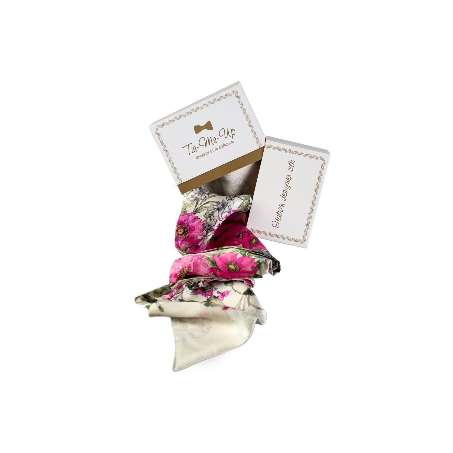 Luxury gift: Sweet Caroline Silk Scarf with Bow