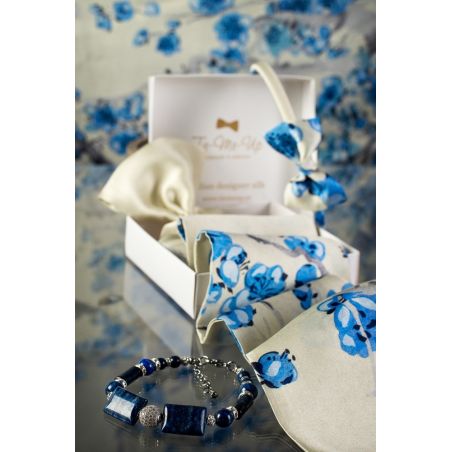 Luxury gift: C'est Moi Frill Scarf and Bowed Headband