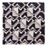 Silk Scarf Marina D'este Lost in geometry black
