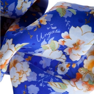 Ungaro blue Silk Scarf