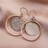 Dream Big silver earrings