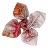 Sweet Touch rose nude silk scarf