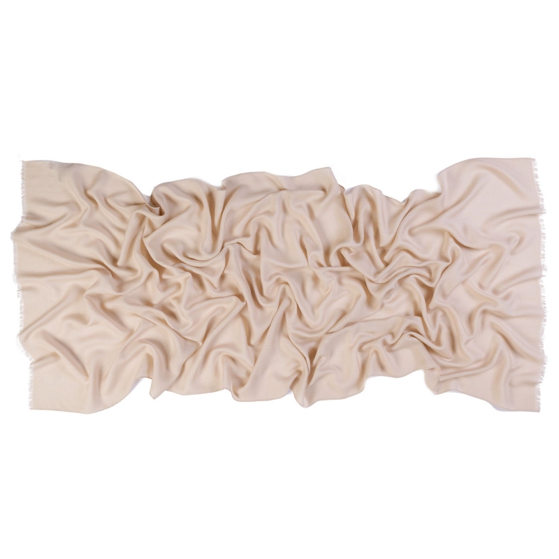 Silk, cashmere and wool scarf  Mila Schon Special nude