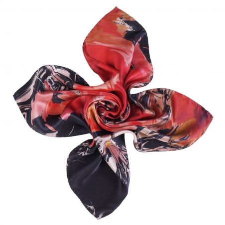 Sweet Touch red silk scarf