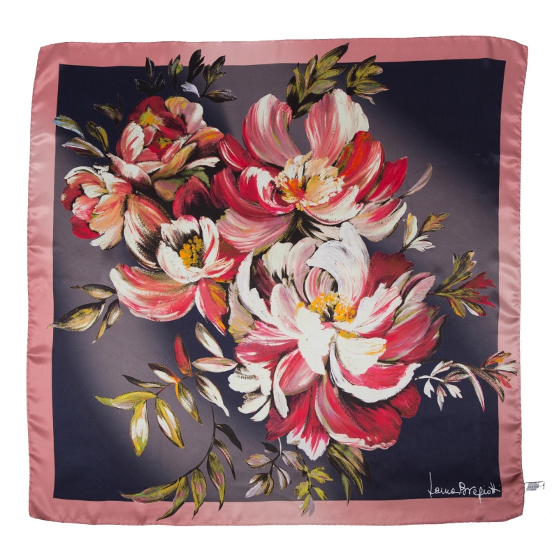 Esarfa matase Je ne sais qui Rose