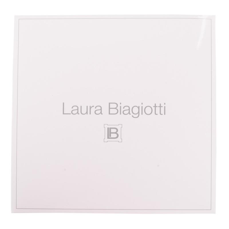 L. Biagiotti Squared Corner Flowers Scarf