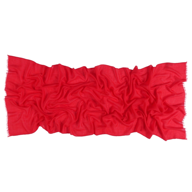 Esarfa lana si casmir Marina D'Este scarlet red
