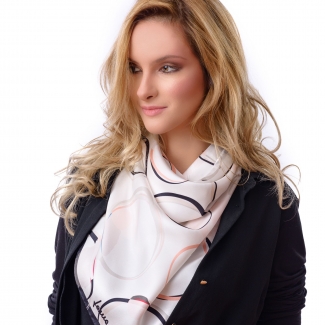 Silk scarf Bubble Dream