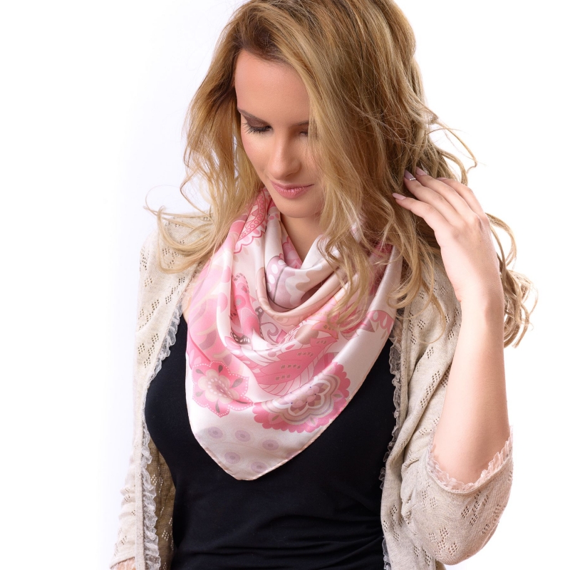 Silk scarf Magic Dream Candy