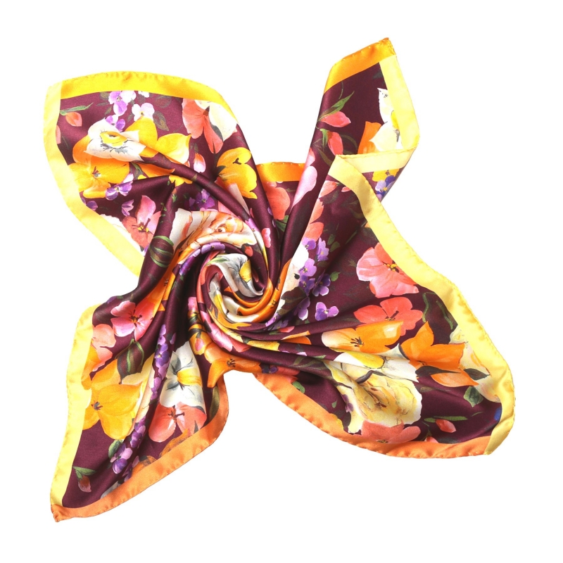 Moments Like This Purple Silk Scarf