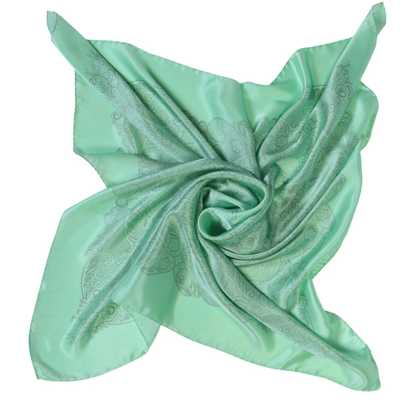 Laura Biagiotti silk scarf color green mint