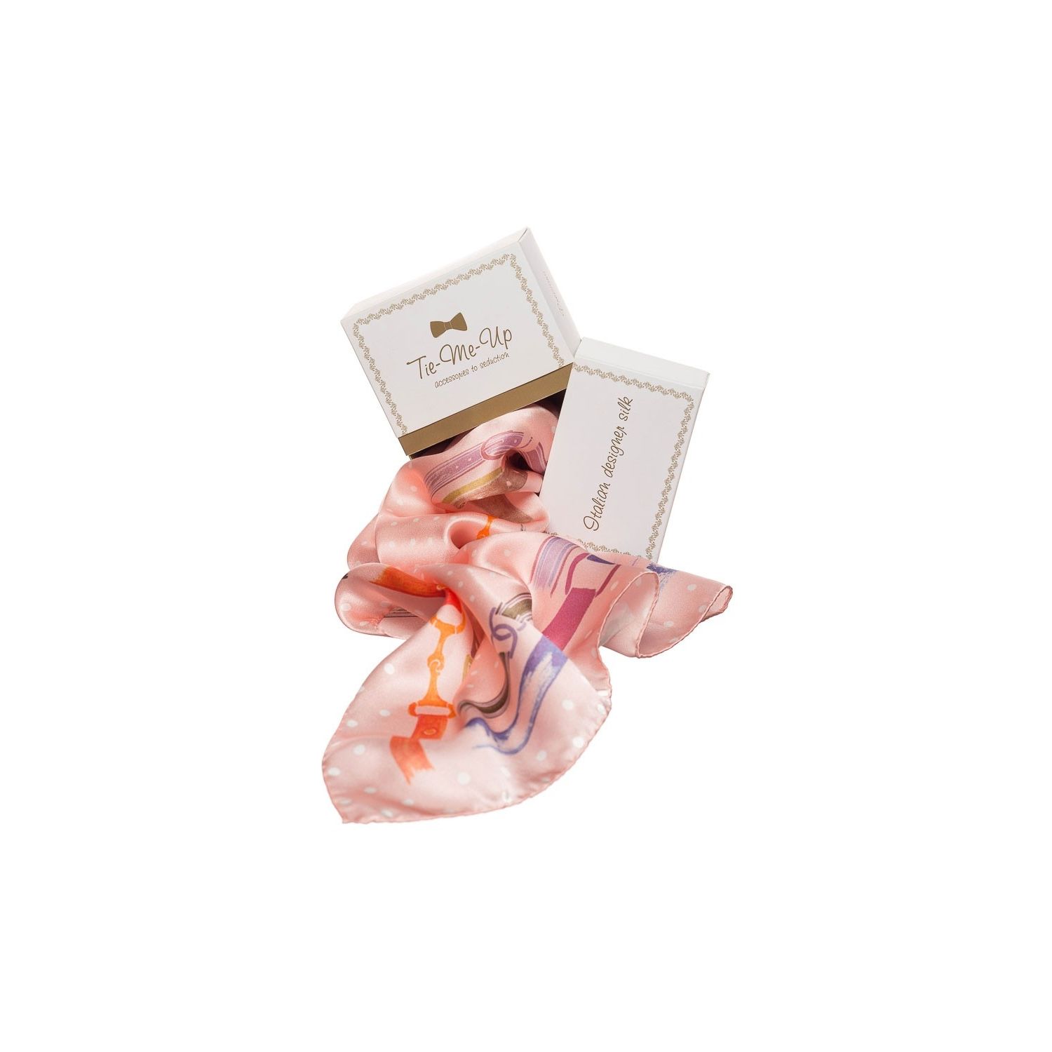 Gift: Pink Straps Mila Schon Squared Scarf