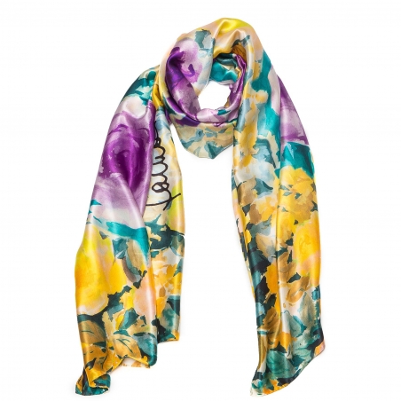 Sal matase Laura Biagiotti roses yellow