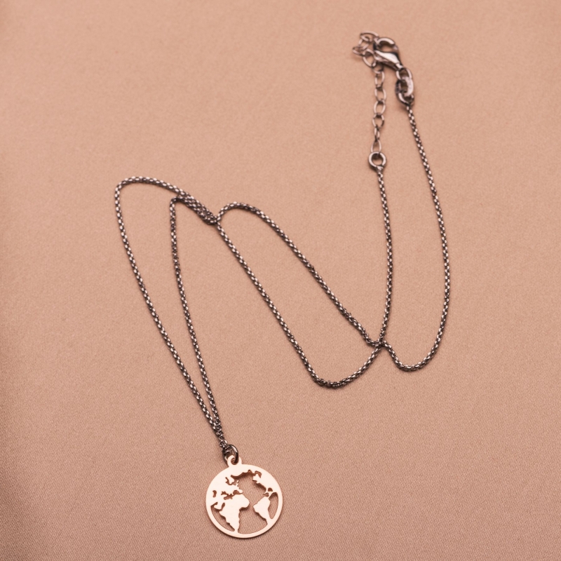 Colier argint Imagine the place small