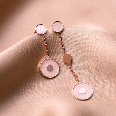 Sterling Silver Earrings Minimal Glam white