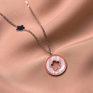 Sterling Silver Necklace Tell me your flower