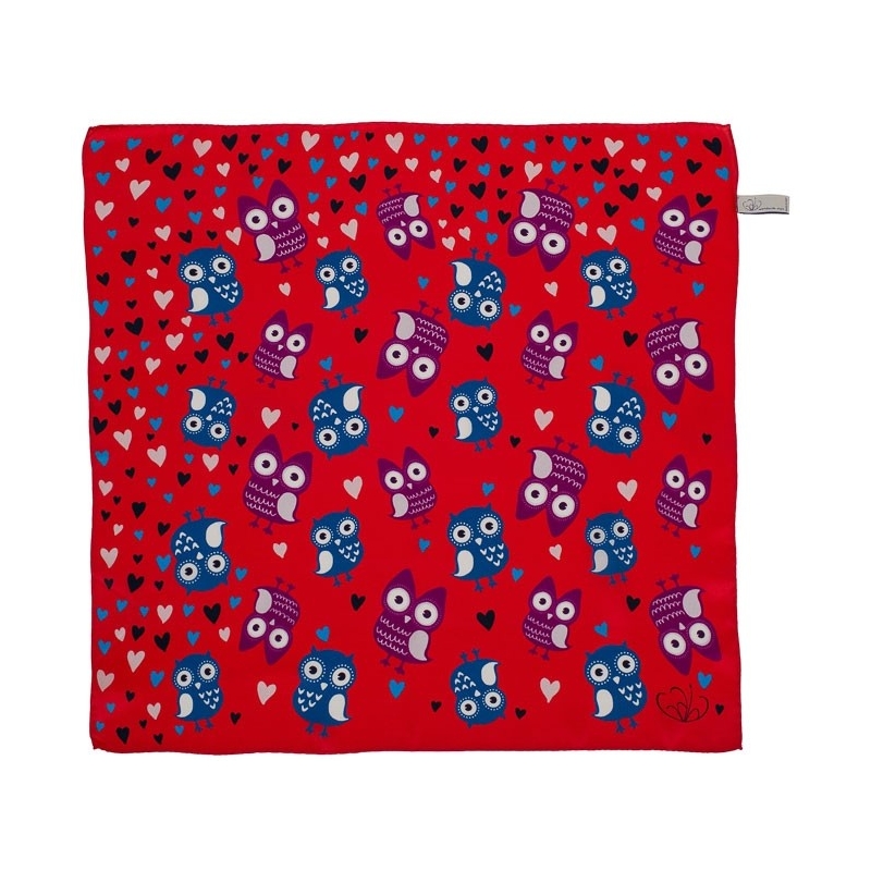 Gift: Red Owls Gaia Squared Scarf