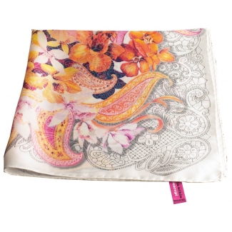 Mila Schon Natural Silk Designer Scarf