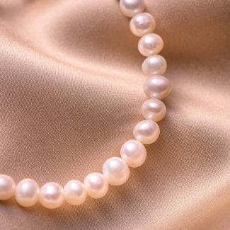 Bratara argint Princess perle albe