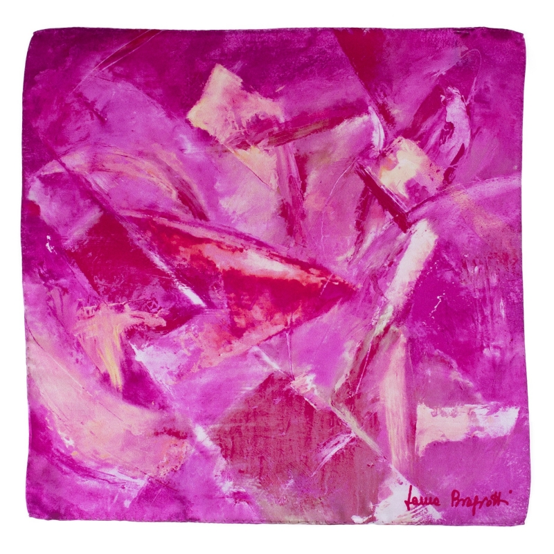 Esarfa matase First Moment fucsia