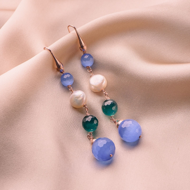 Cercei argint Emerald