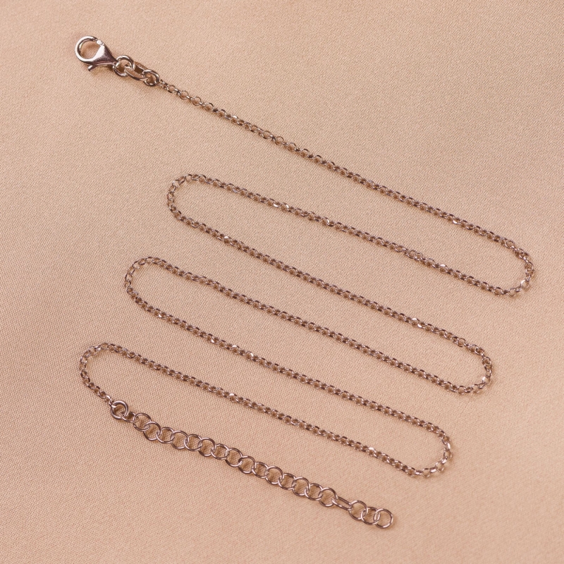 Sterling Silver Necklace 45+ cm