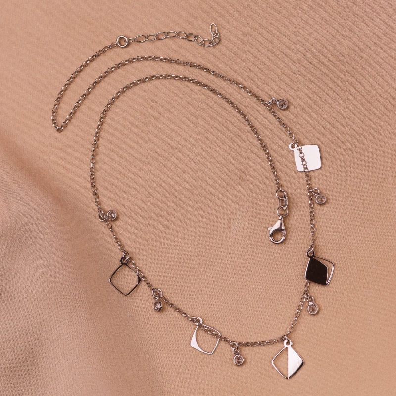 Colier argint Crescent