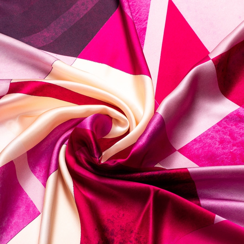 Silk scarf Galaxy Shadow purple