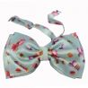Minnie silk double bow tie macarons
