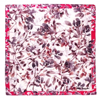 Esarfa matase Autumn Poeme pink