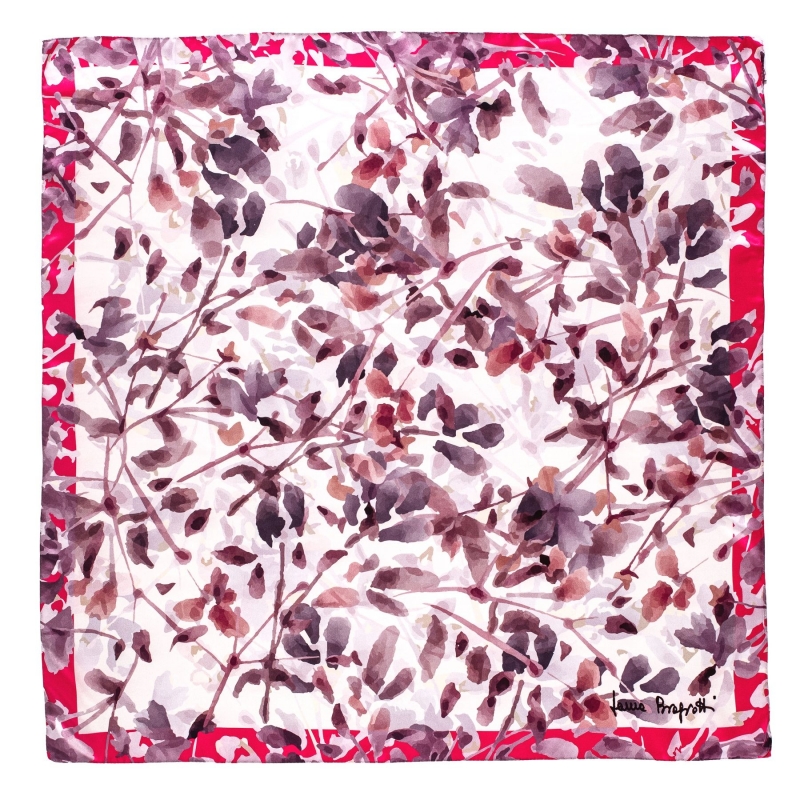 Esarfa matase Autumn Poeme pink