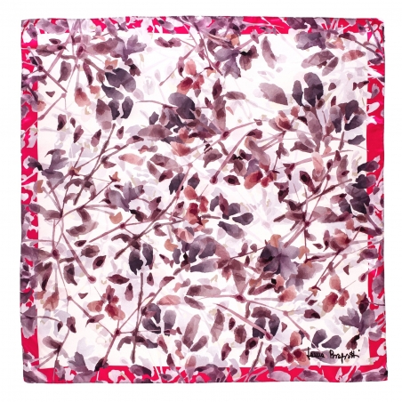 Esarfa matase Autumn Poeme pink