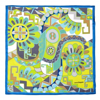 Esarfa matase S Kisses from Capri ocean